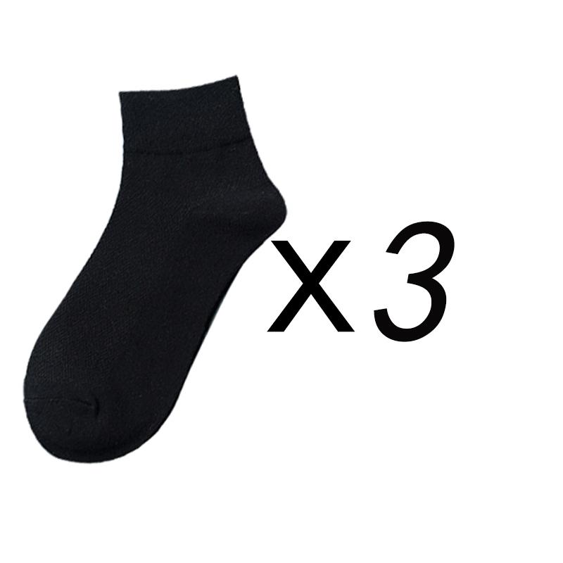 3 Pairs/Lot Men's Cotton Socks High Quality Casual Breathable Male Comfortable Business Soft Simple Fashions Ankle Socks