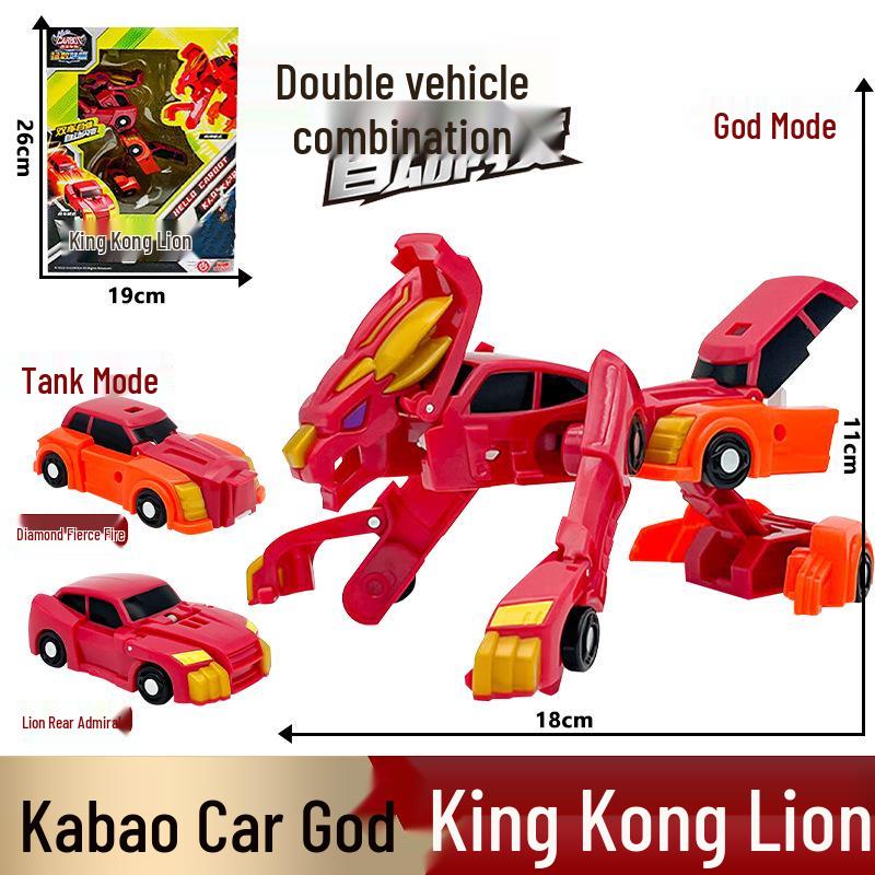 Kabo Car God: Rescue League Transformer Firefighting & Medical Robot Toy Set for Boys