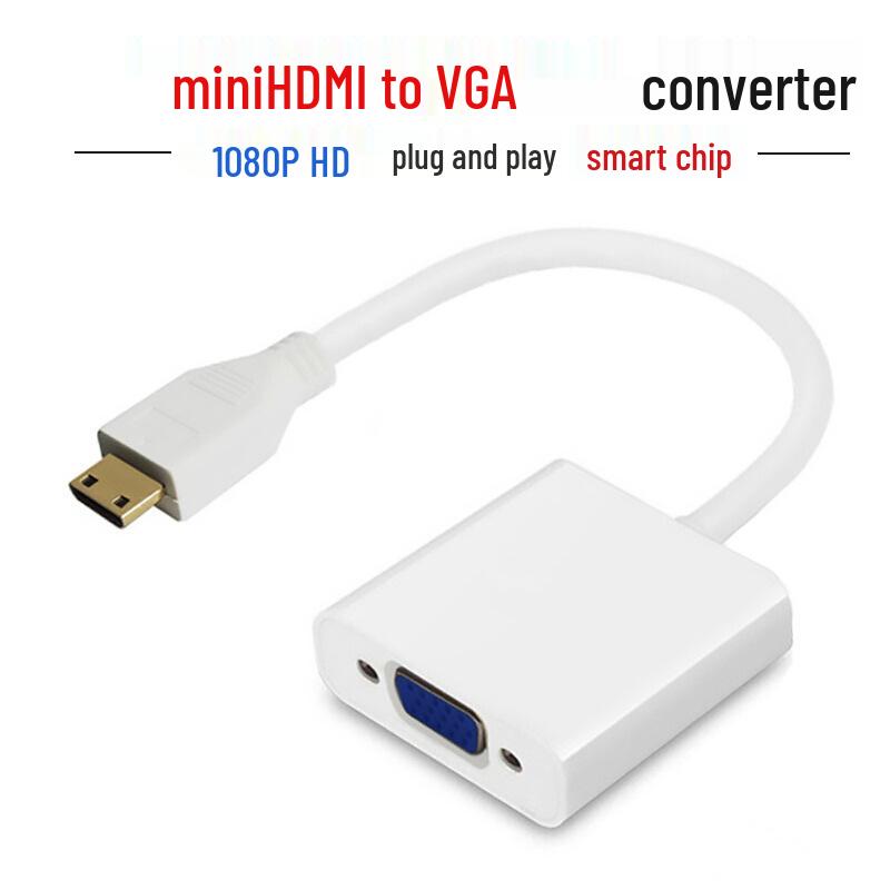 

Кабель-конвертер Mini HDMI в VGA для планшета 0.2M