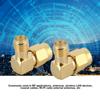 2PCS SMA Female To SMA Male Right Angle Adapter RF Coaxial Adapter Converter Connector