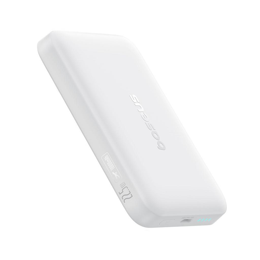 Powerbank bezprzewodowy EnerFill FM11 10000mAh 22.5W MagSafe z kablem USB-C 30cm - biały