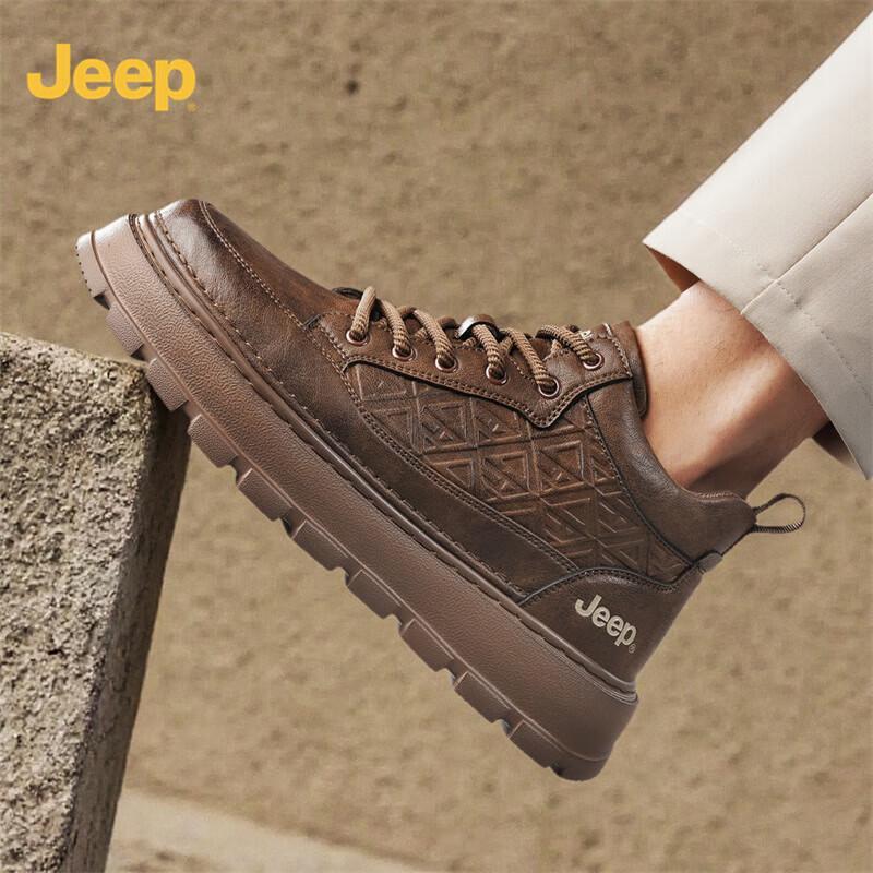 JEEP Men's Casual Platform Martin Boots
