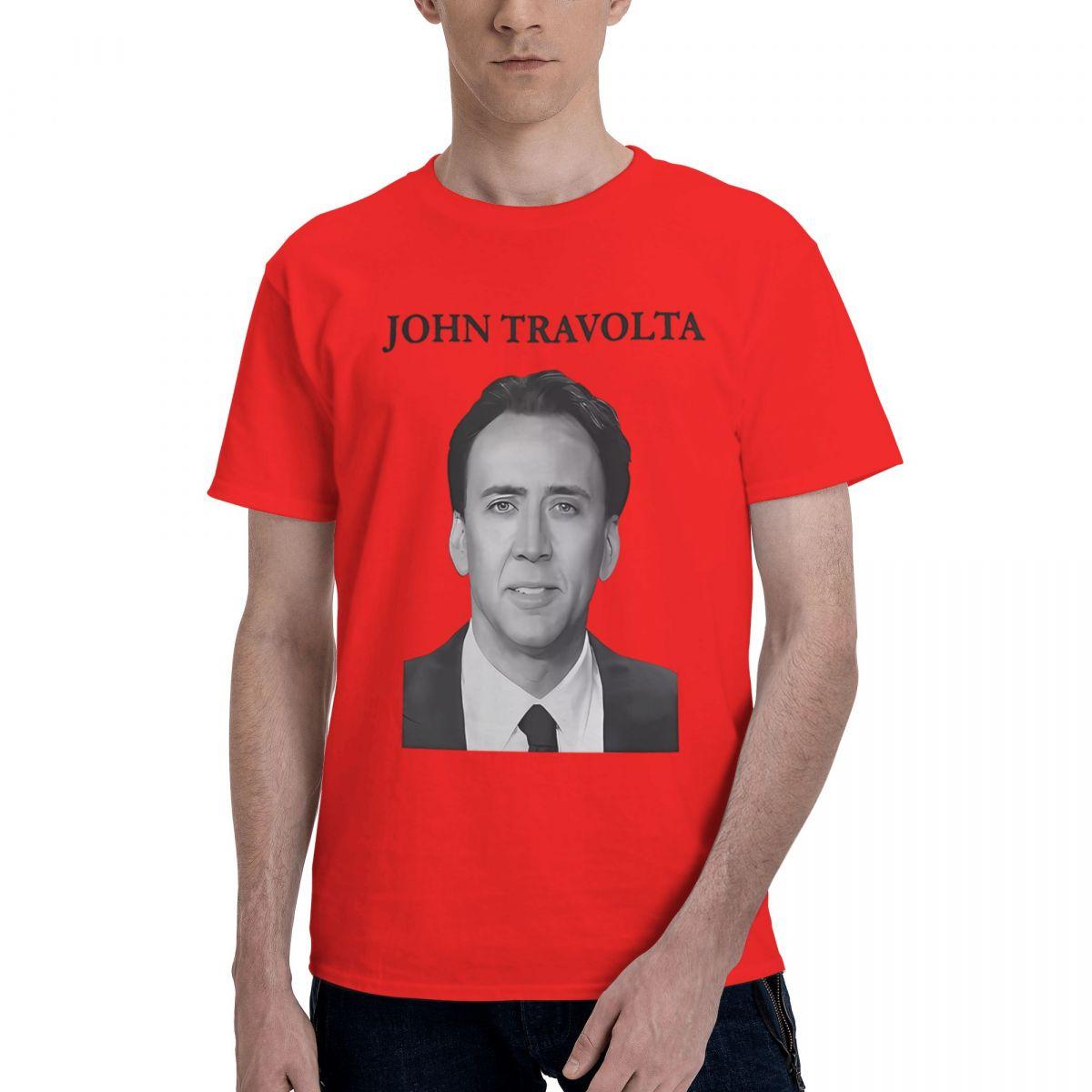 

Nicolas Cage John 100 Cotton Casual Breathable Confortable T Shirt Funny Ugus TShirts Men TShirt S
