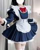 KALAOK Maid Cute Lolita Plus Popular for 2XL Costume, Dress, Size, Halloween, Cosplay, Navy,