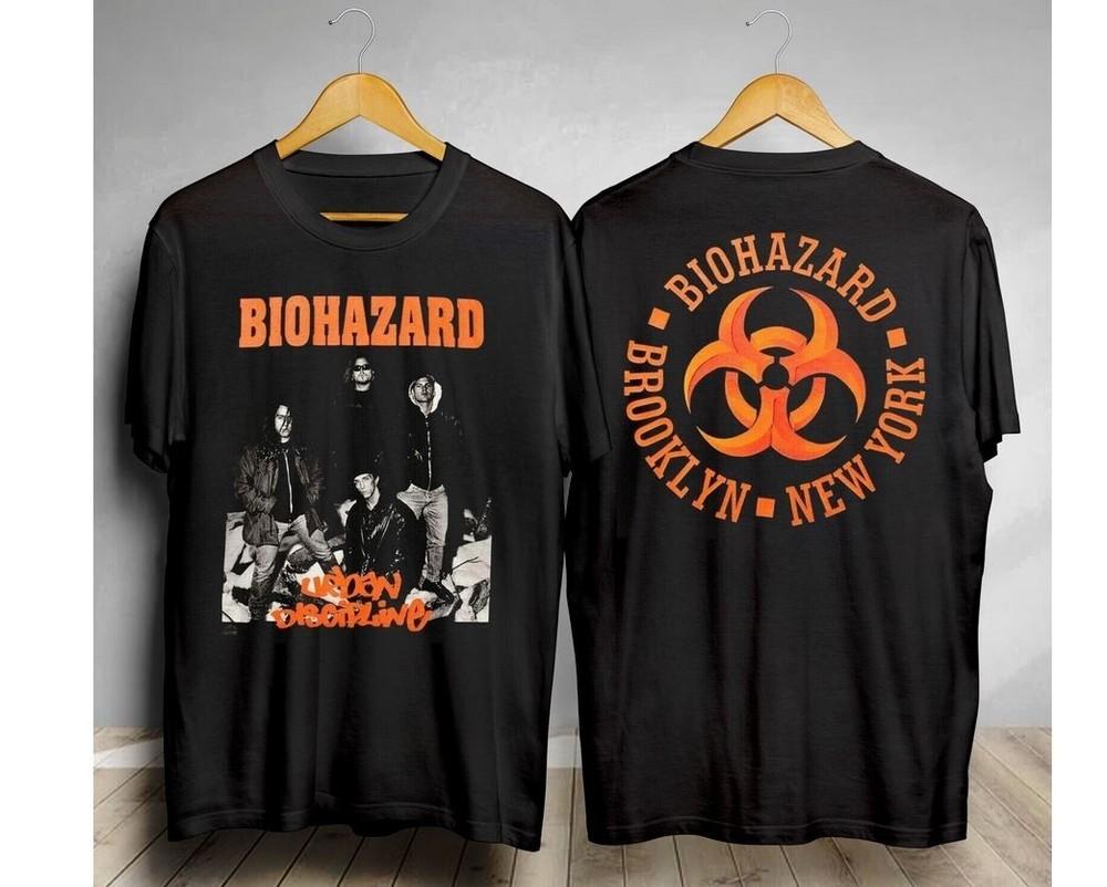 Vintage Biohazard Urban Discipline 1992 Shirt Heavy Metal Band American Gift Fan Unisex T-Shirt S