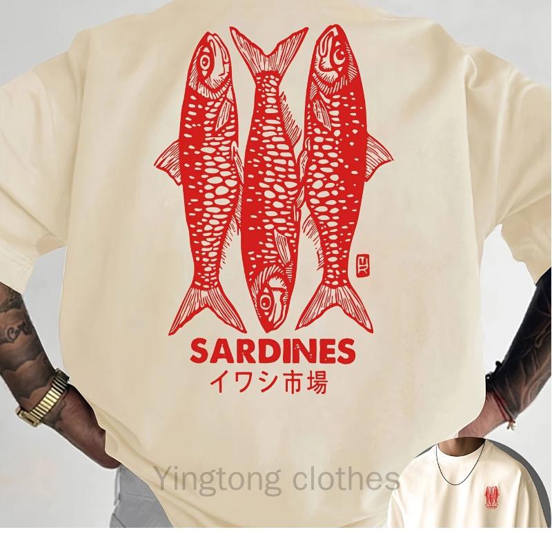 Creative Pattern Round-neck T-shirt, Pure Cotton Summer Trendy Fashion Short-sleeve Top, Casual Daily Style Top