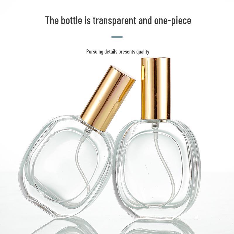 Transparent Glass Perfume Spray Bottle - Empty, PorTable, for Cosmetics & Essential Oils