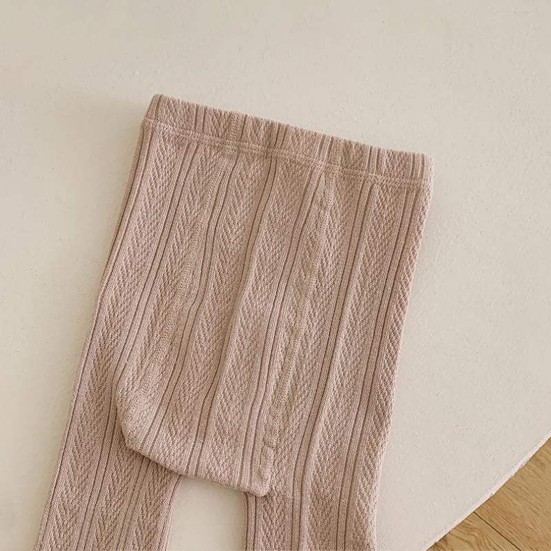 Legginsy dla małych dziewczynek Wiosna Jesień Nowe Cienkie Dziecięce Spodnie 9/10 Modne Rajstopy Księżniczki w kształcie płatka Dziecięce Uczniowskie Rajstopy