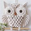 1Pc Hand-woven Bohemian Owl Hanging Tapestry for Living Room Bar Restaurant Wall Decoration, Halloween Christmas Gift