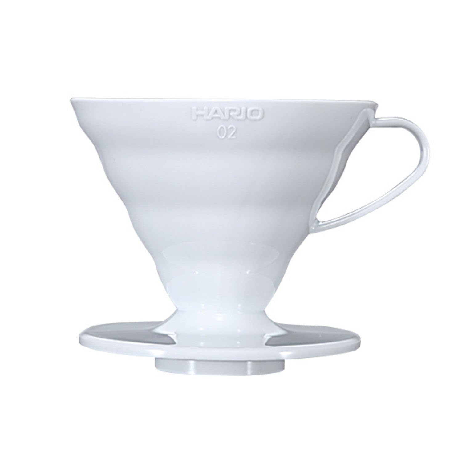 HARIO V60 Прозрачный Дриппер 02 Белый для 1~4 Чашек Кофе Ручное Заваривание Сделано в Японии VDR-02-W