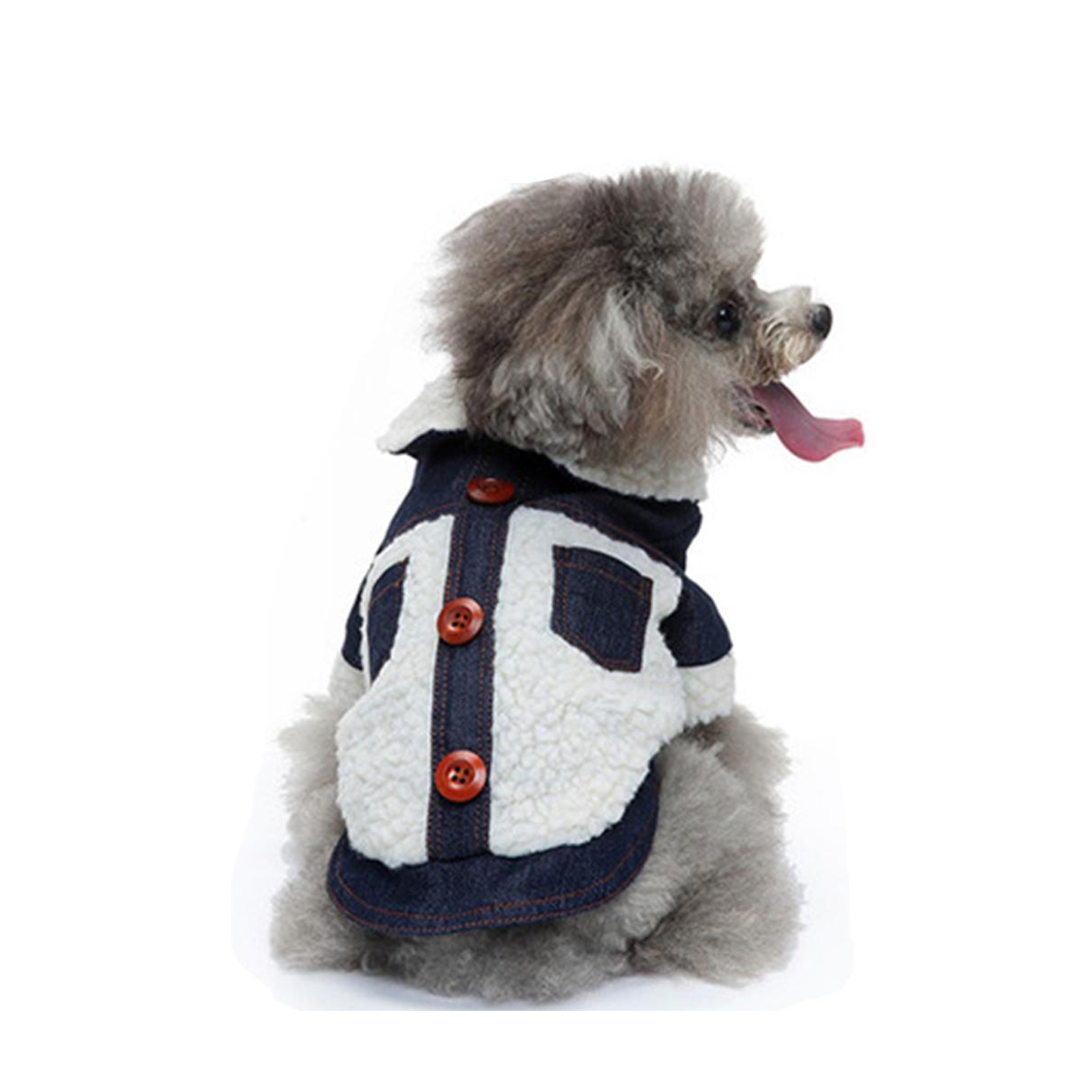 

Зимнее пальто для собак, ветрозащитное, теплое, с меховым воротником, застежкой-молнией, универсальное пальто для домашних животных S