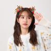 1PC Hair Band Glowing Headwear Hair Accessories Elk Pulp Antlers Party Prop Christmas Headband LED Light