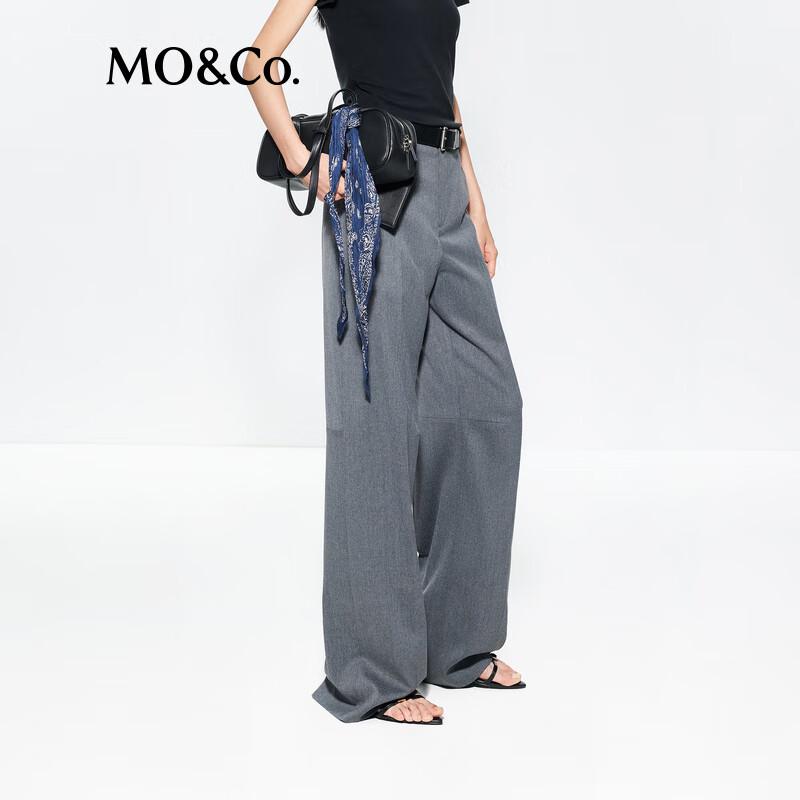 MO&Co. C+ Serie Mittelhohe Taille Gerades Bein Hose