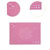 Cutting Pad Double Sided Gridded Table Protector PVC Material Clear Measurement Lines