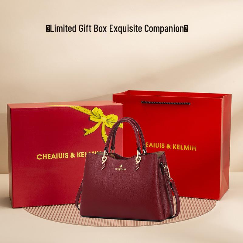 Women's Red Wedding Handbag: Fashion Tote for Ladies & Mother-in-Law's Banquet Gift