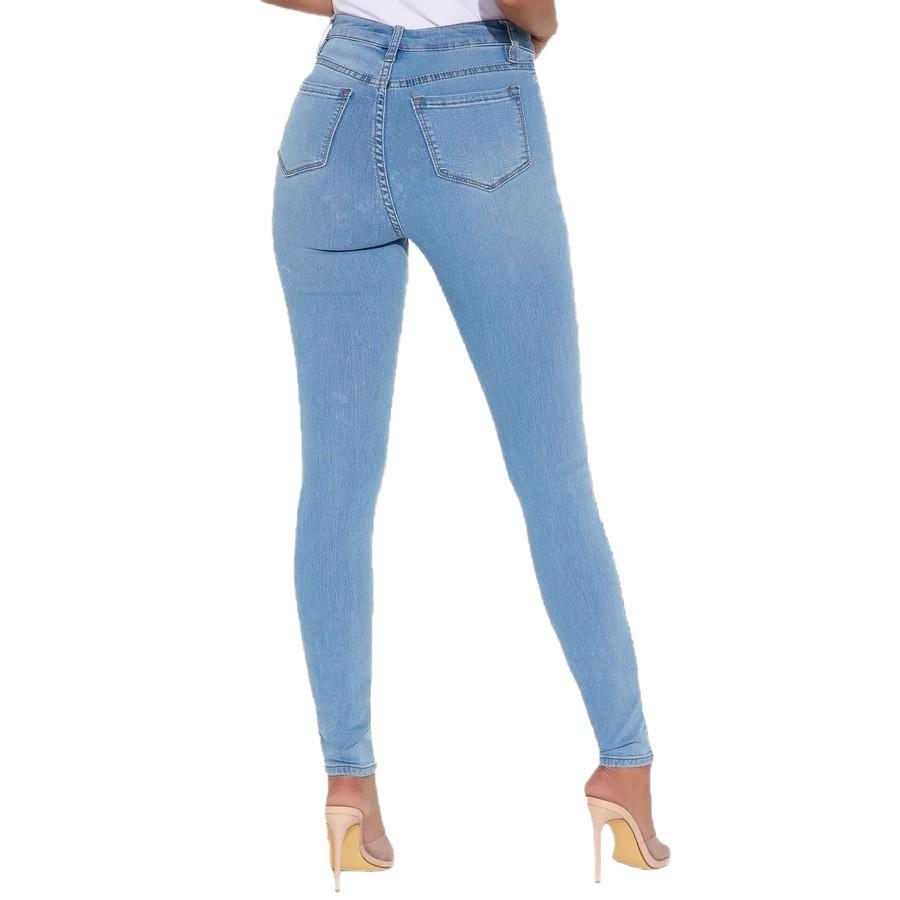 Europäische & Amerikanische Damen High Waist Slim Fit Bleistiftjeans 2025
