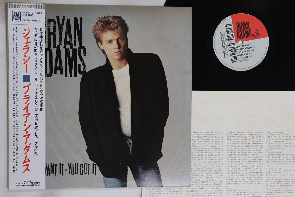 

Виниловая пластинка BRYAN ADAMS - You Want It You Got It AMP28041 A&M 1981 Япония Оби Рок Б/У