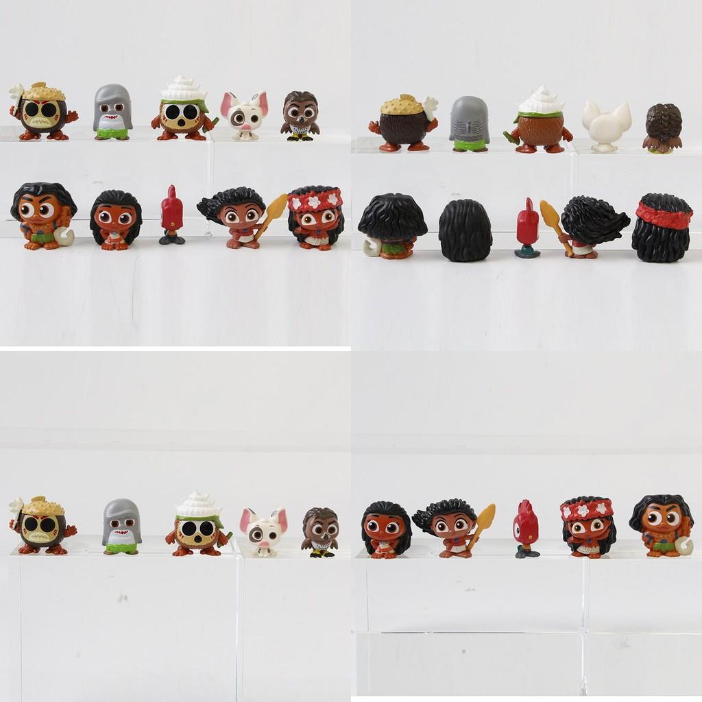 Pvc Moana Series Action Figures Model Toys Cartoon Desktop Decoration Gifts