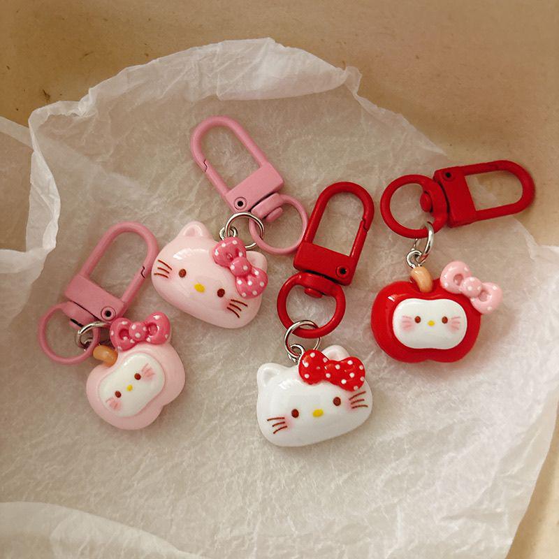 Resin Cat Keychain Pendant: Cute Charm for Backpack or Graduation Gift