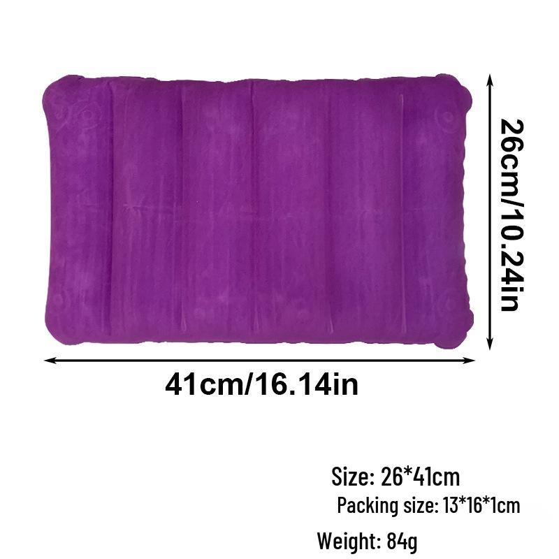 Automatic Inflatable Pillow: Portable Outdoor/Indoor Lumbar & Neck Support for Travel, Office Nap