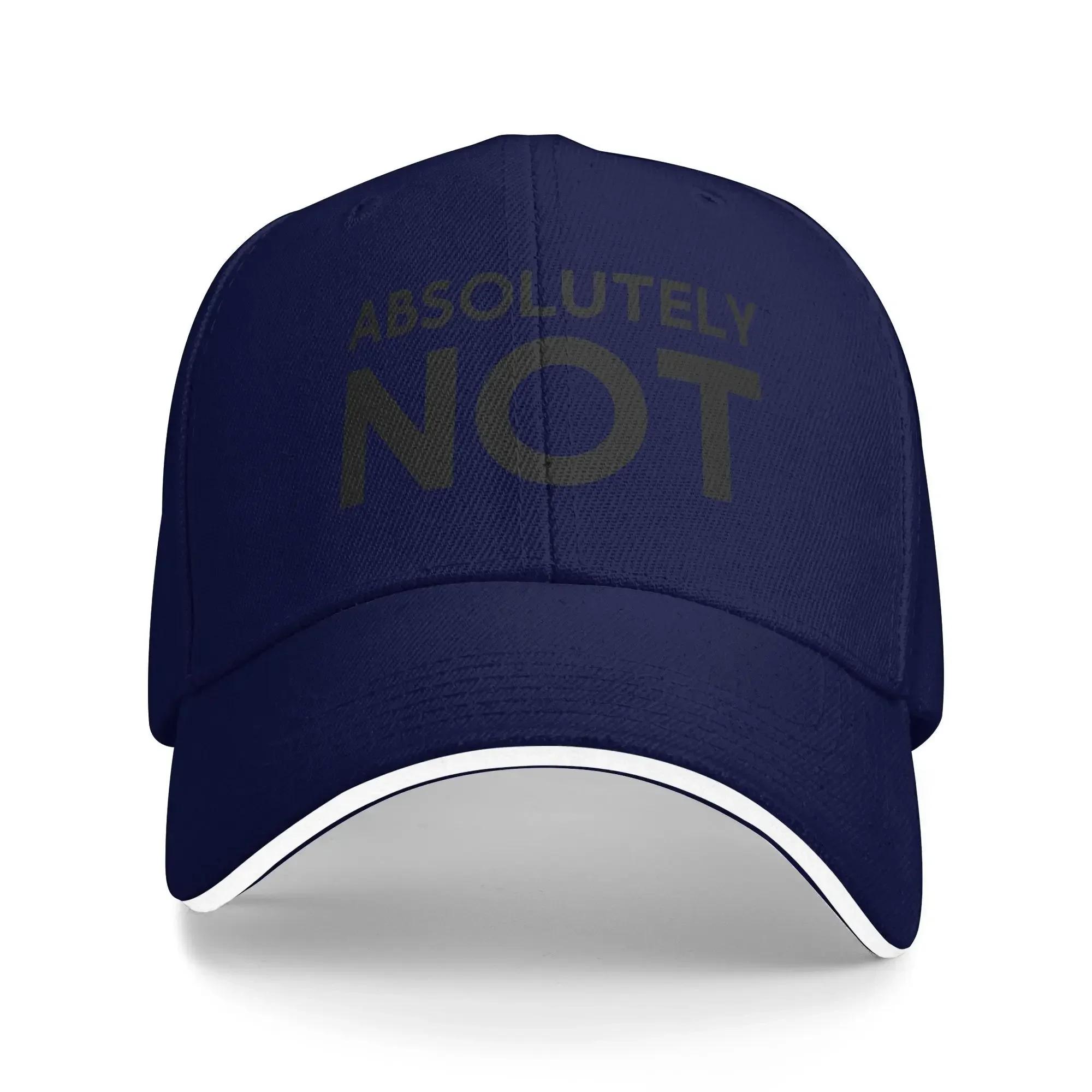 

Absolutely Not Baseball Cap Hiking Fishing Sun Trucker Hat Couple Women y2k Retro Print Baseball Caps One Size