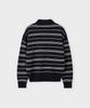 Aleukaig Stripe Collar Knit_Navy