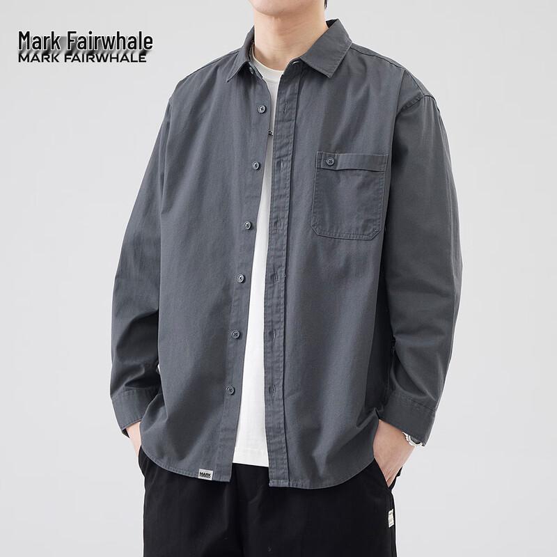 Mark Fairwhale Men s Casual Long-Sleeve Shirt M