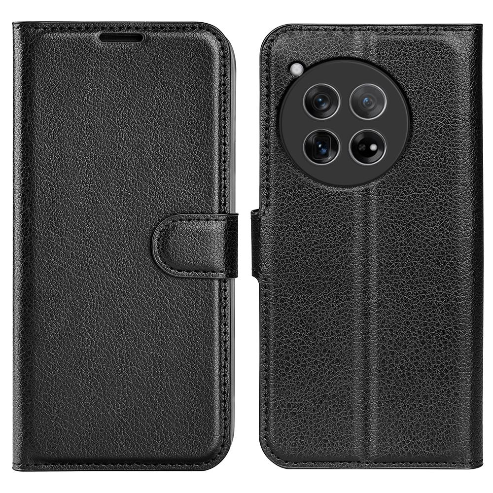 Für OnePlus 12 5G Handyhülle Flip Wallet Stoßfestes PU-Leder Ständerabdeckung