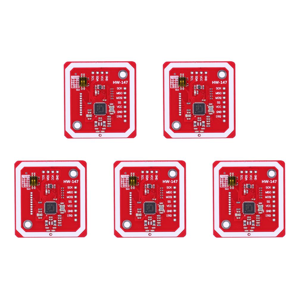 

Набір із 5 модулів PN532 NFC RFID 13.56MHz V3 Комплекти для користувача RFID Бездротовий модуль читання/запису RFID Модуль зчитувача NFC-карт для Raspberry Pi