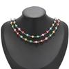 Colorful Stainless Steel Evil Eye Chain for DIY Jewelry: Bracelets & Necklaces