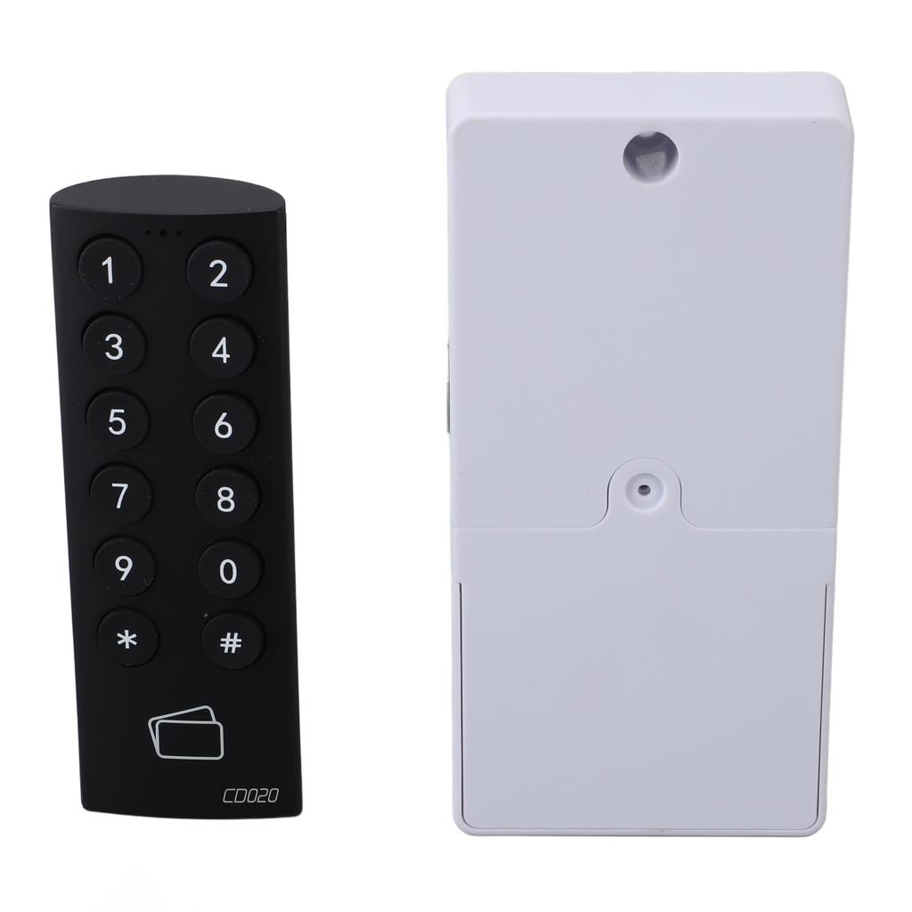 Skåplås Lösenordslås Smart Känslig Pekknappsats Elektroniskt Lådlås med Kort för Skåp Garderob Arkivskåp