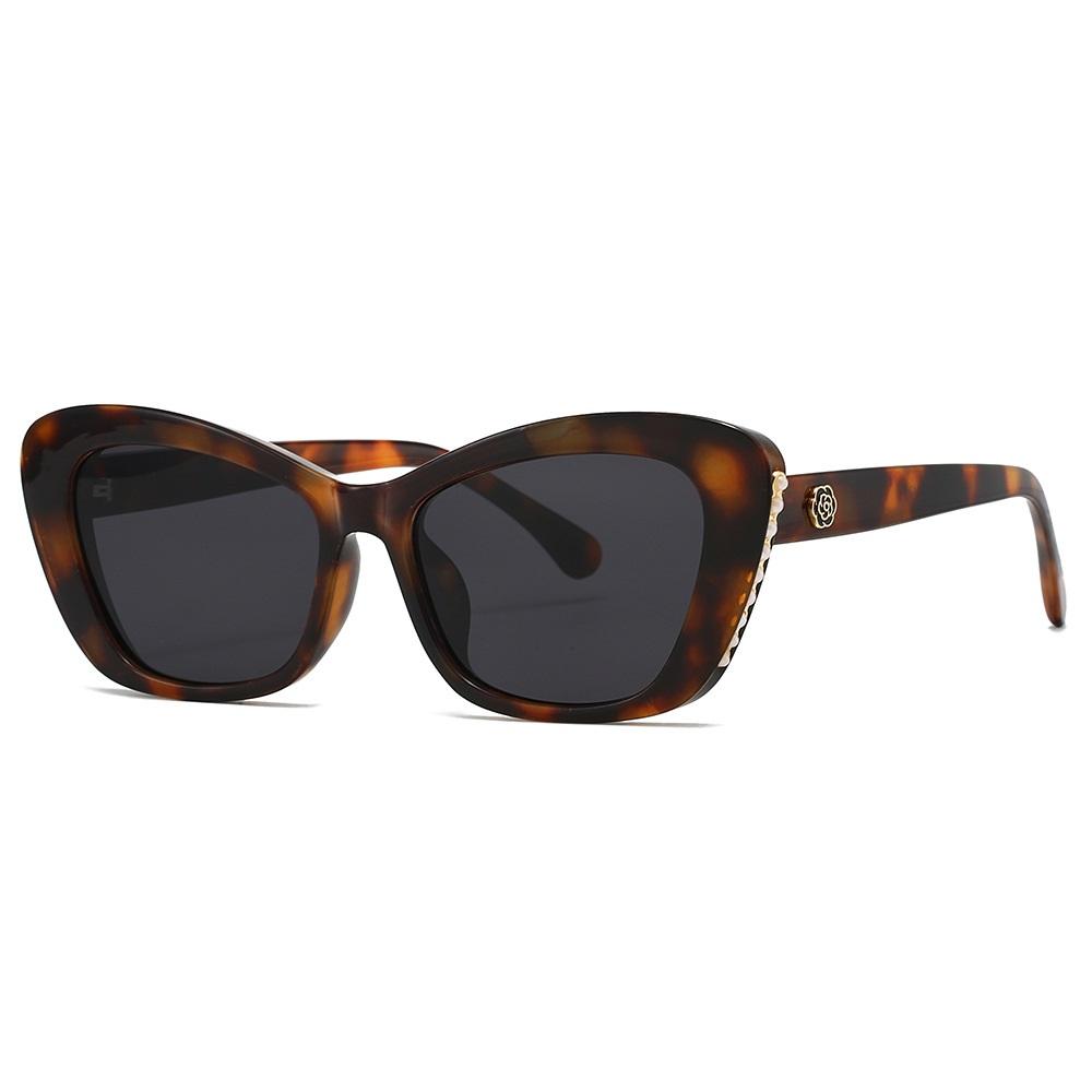 New Square Sunglasses Women Fashion Outdoor Shades Eyewear Flower Trendy Brand Designer Uv400 Men Casual Sun Glasses