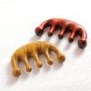 Hair Comb Anti-static Round Edges Thickened Pressing Acupoints Polished 5/8 Teeth Meridian Massage Sandalwood Wood Comb Home Supply