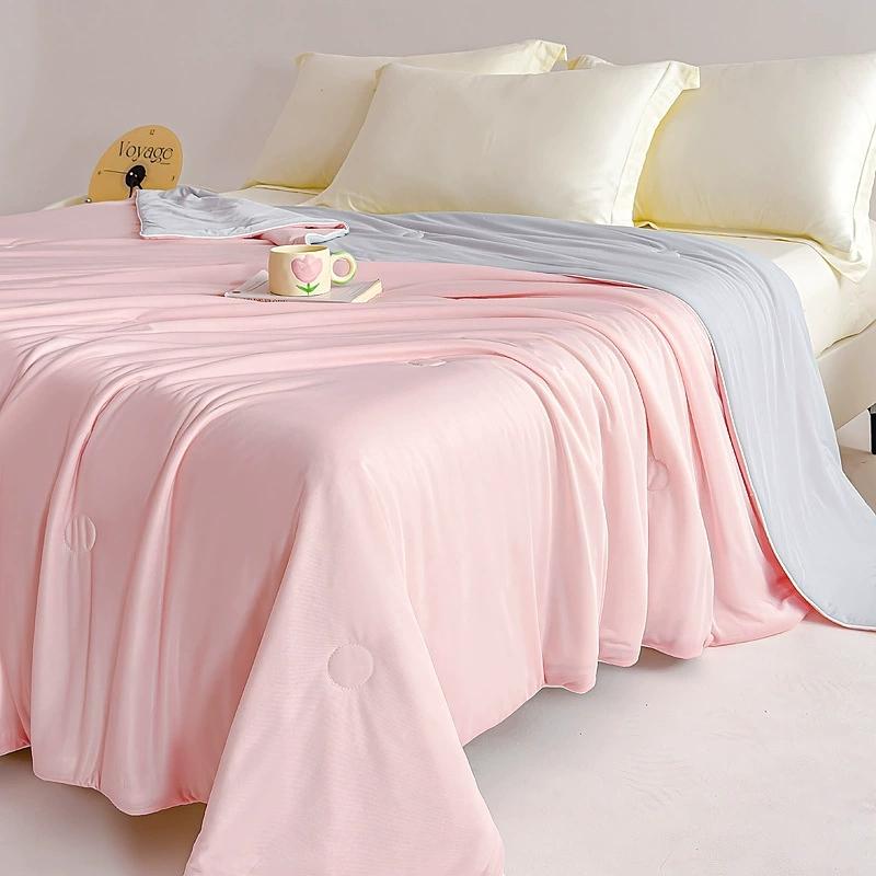 Cooling Blankets for Hot Sleepers - Cool Like Ice Cream Lightweight Blanket for Summer with Double Side Cold, Cooling Comforter, Quilt, Fabric for Bed