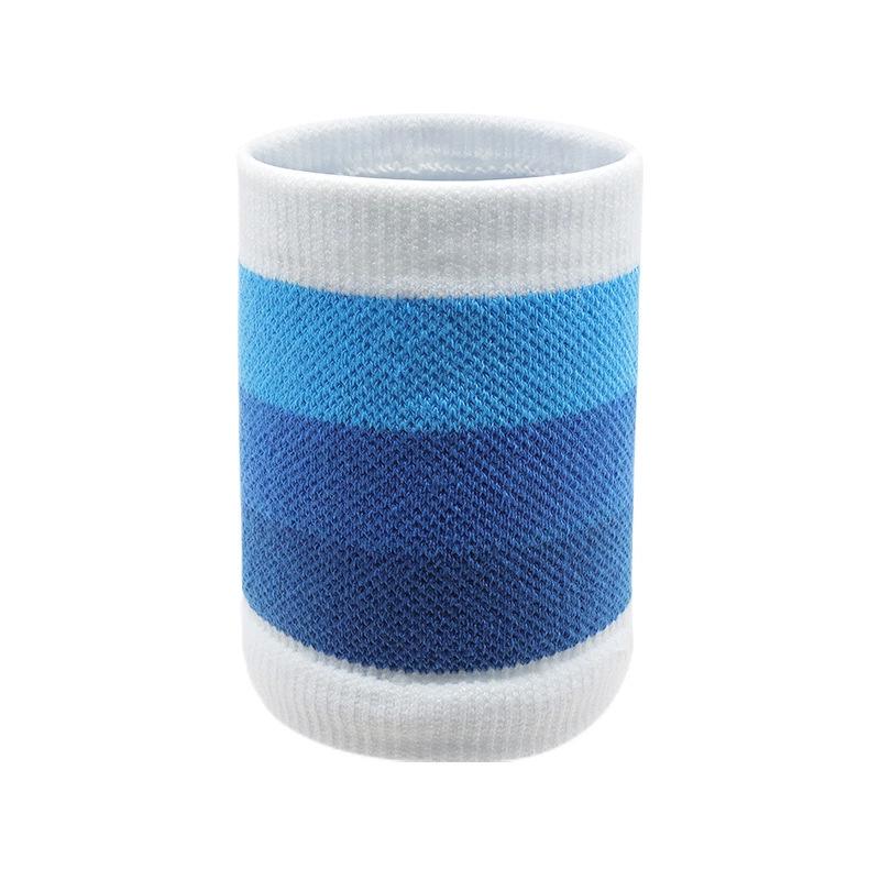 Colorful Cotton Terry Wristband: Sweat-Absorbent, Anti-Sprain Support for Sports