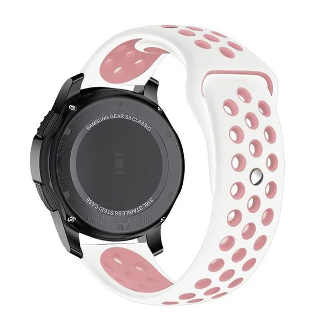 20mm 22mm Silicone Strap for Samsung Galaxy Watch 7 6 5 4 Classic 5pro/Gear S3 Bracelet for Huawei Watch 4/3/GT5 4 2e 46mm Band