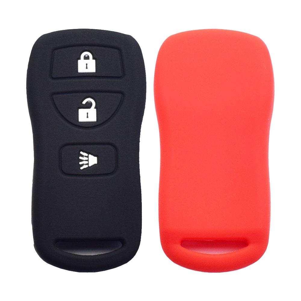 Silicone Car Key Case Smart Remote Control Protector Cover For Nissan X-Trail Armada Sentra Altima Titan X-Terra Murano Infiniti
