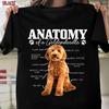 Anatomy Of A Goldendoodle Funny Cute Dog Doodle Mom Dad T-Shirt S-5XL Unisex T-Shirt