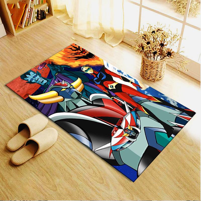 2025 New Grendizer Goldorak Anime Carpet Rug for Living Room Bedroom Home Sofa Decoration,Kids Play Non-slip Floor Mat 30