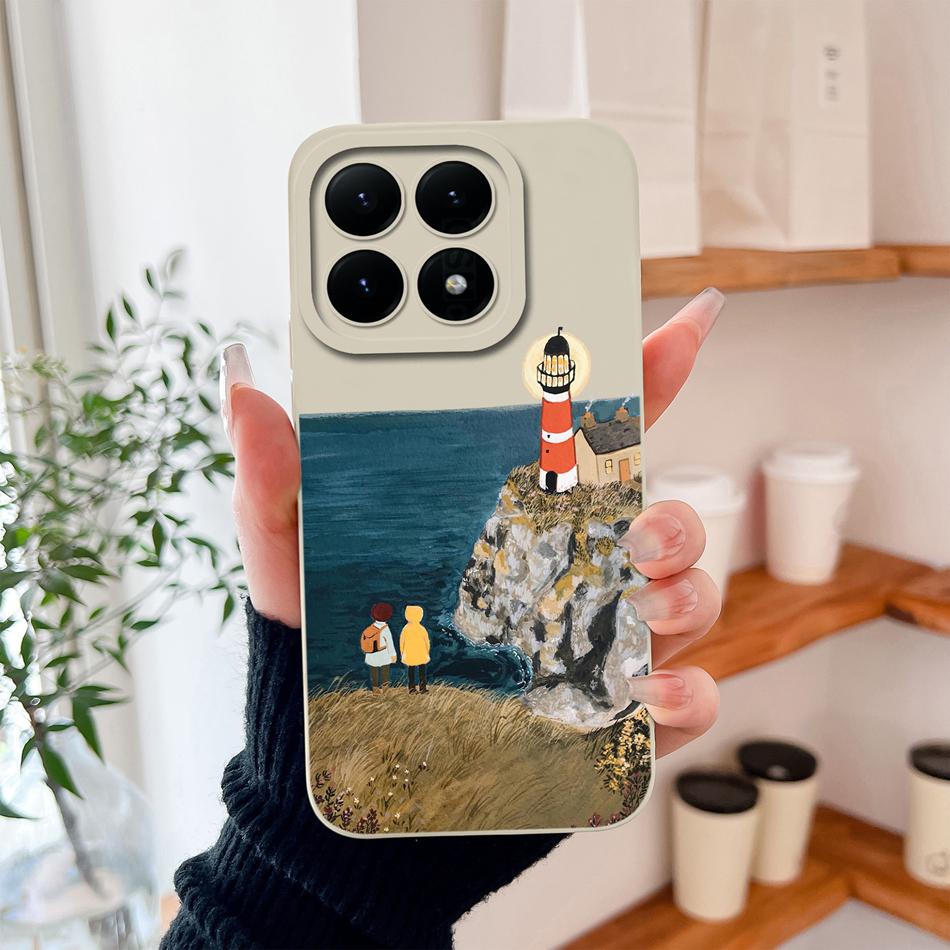 For Xiaomi 15T Pro Phone Case For Xiaomi 17 Pro Max Cute Astronaut Funda For Xiaomi15T Soft Liquid Silicone Durable Back Covers