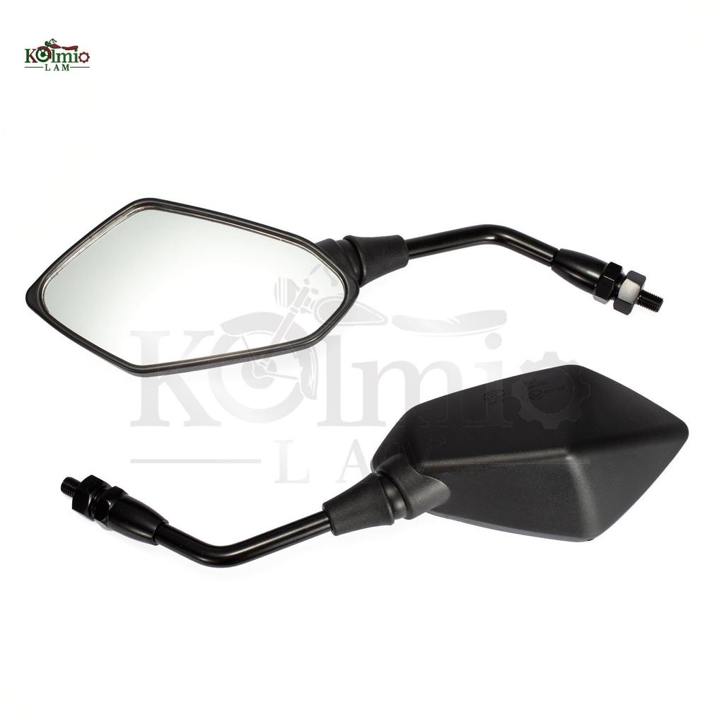 Universal Rearview Mirror for Kawasaki Z1000, Z750, Z800 - Reflective, 10mm Fit