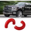 Tow Hooks Covers for Ford F150 2004-2025 Bronco Base/Big Bend/Outer Banks 2021-2025 Compatible with Toyota Tundra Accessories 2017-2021 (Red)
