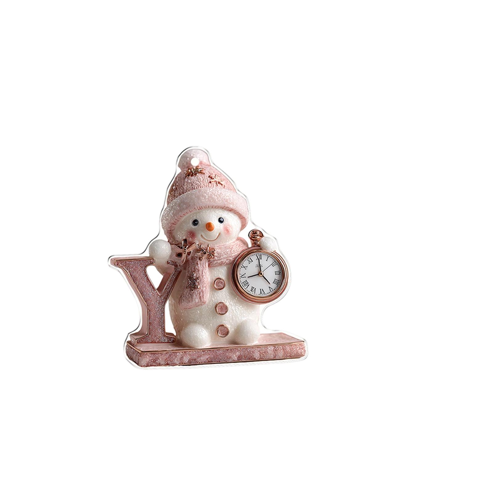 

26 English Letters Christmas Decorations 2D Acrylic Decorative Ornaments One Size