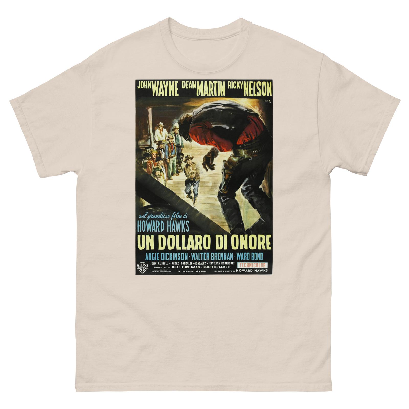 Rio Bravo T-Shirt | Classic Western Movie Art | Vintage Cowboy Graphic Tee S