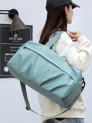 Large Capacity Unisex Travel Bag with Wet/Dry Separation – Perfect for Business Trips, Outdoor Adventures, and Fitness.