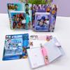 Portable Mini Demon Hunters Cartoon Notebook with Ballpoint Pen Pocket Small Book Student Reward Stationery Gift