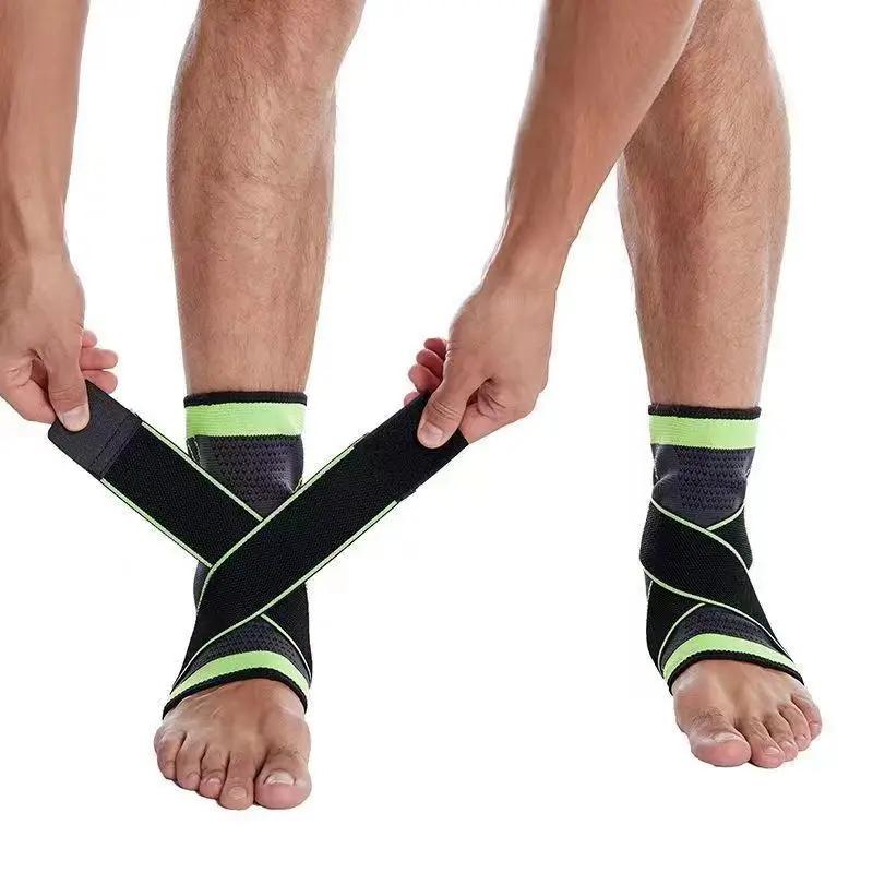 1 Protective PCS Football Ankle Support Adjustable Basketball Ankle Brace Compression Nylon Strap Belt Ankle Gym Protector