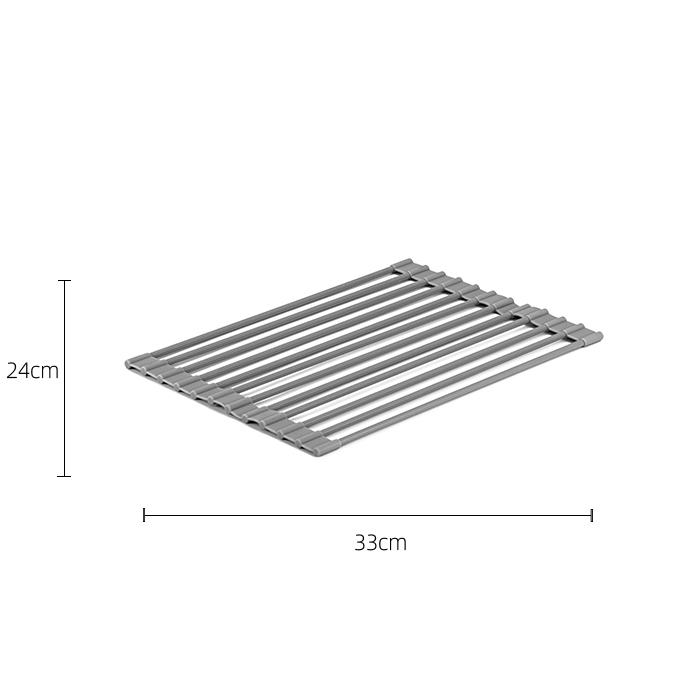 Silicone Drain Rack Sink Bracket Drain Rack Kitchen Drain Pad Water Filter Thermal Insulation Multi Power Roller Blind Folding