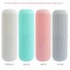 Portable Toothbrush Holder with Toothpaste Storage – Travel Bathroom Cup Case Organizer for Toiletries On-the-Go