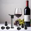 Pompa Salva Vino Tappi Sottovuoto per Bottiglie di Vino in Silicone per Uso Alimentare Anti-perdita Mantieni Fresco Adatto a Tutte le Bottiglie di Vino Standard
